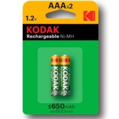 Blister pilas kodak recargables ni – mh aaa lr3 650mah – blister 2 pilas