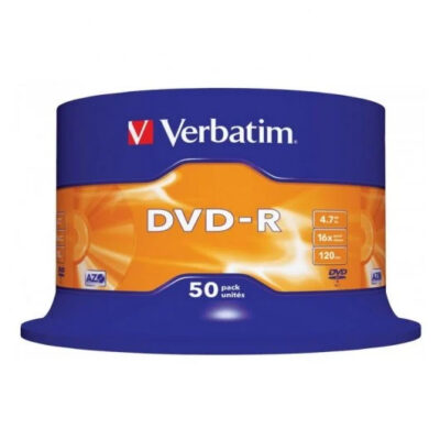 Verbatim dvd – r 4.7gb 16x tarrina 50 unds imprimible