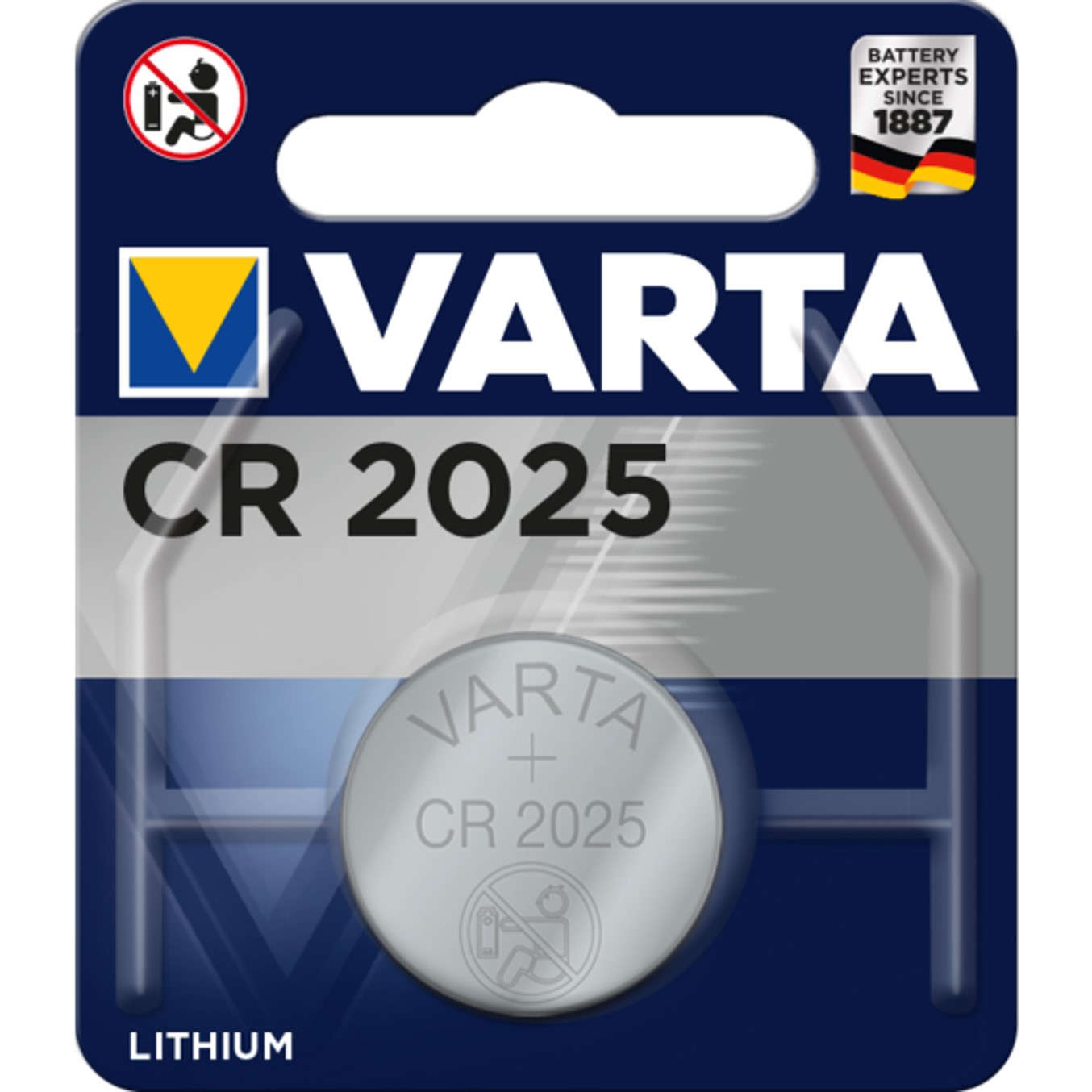 Blister pilas varta litio boton cr - 2025 3v 170mah