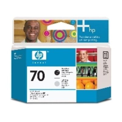 Cabezal impresion hp 70 c9407a gris claro – negro z2100 – z3100 – z3200