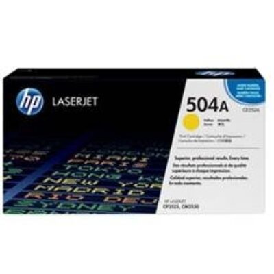 Toner hp 504a ce252a amarillo 7000 paginas cm3530 – cp3525