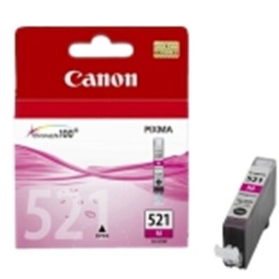 Cartucho tinta canon cli 521m magenta 9ml pixma 3600 – 4600 – 4700 – mp540 – 550 – 560 – 620 – 630 – 640 – 980 – mx860 – 870