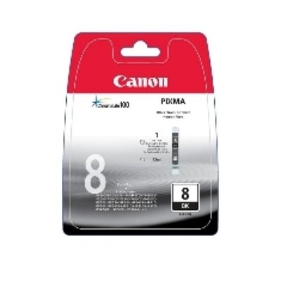 Cartucho tinta canon negro cli8bk 13ml pixma 4200 – 5200 mp500 – 800 blister