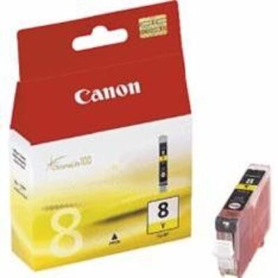 Cartucho tinta canon cli8 amarillo 8ml pixma 4200 – 5200 – 6600 – mp500 – 800