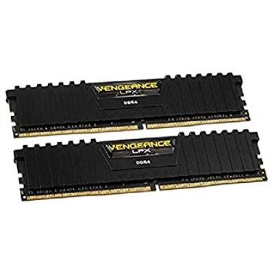 Memoria ram ddr4 16gb kit 2×8 corsair vengeance – pc4 – 25600 – 3200mhz – c16 negro