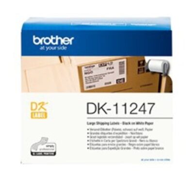 Etiquetas papel precortada brother dk11247 103 x 164 mm 180e ql1050 – ql1100