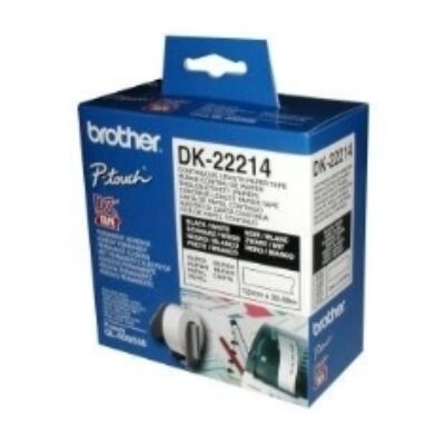 Etiquetas cinta continua brother blanca dk22214 12mm ql – 500a ql – 500bw ql – 560 ql – 570 ql – 580n ql – 1050 ql – 1060n
