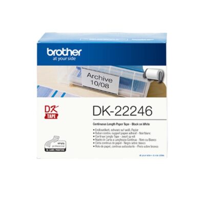 Etiquetas cinta continua brother dk – 22246 papel blanco