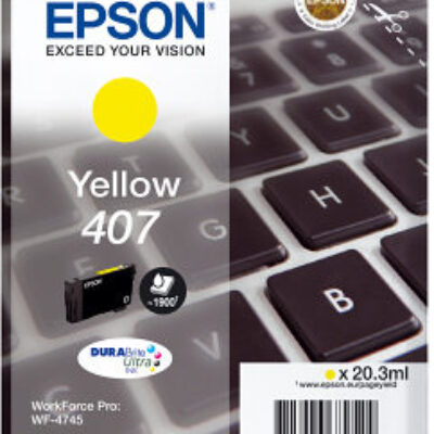 Cartucho tinta epson 407 amarillo