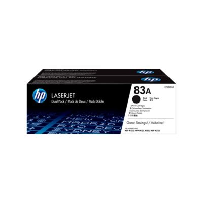 Toner hp original laserjet 83a black pack – 2 cf283ad