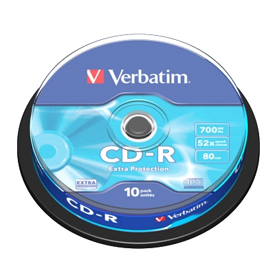 Verbatim cd – r 700mb 52x tarrina 10uds