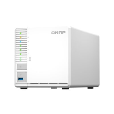 Servidor nas qnap ts – 364 – 8g 3 bahias n5095 blanco