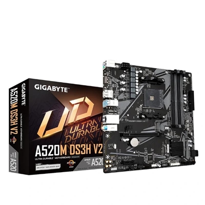 Placa base gigabyte base a520m ds3h v2 matx am4