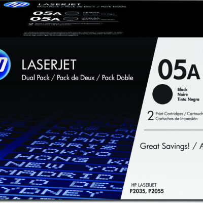 Pack toner hp laserjet p2035 – 2055d – 2055dn toner negro (pack 2)