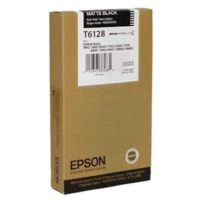 Cartucho tinta epson stylus photo 7450 – 9450 – 7400 – 9400 – 7880 – 9880 – 7800 – 9800 negro mate 220ml