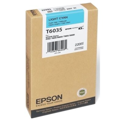 Cartucho tinta epson stylus pro 7880 – 9880 cian claro 220ml