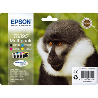 Multipack cartucho tinta epson s20 – sx105 – sx205 – 405 multicolor