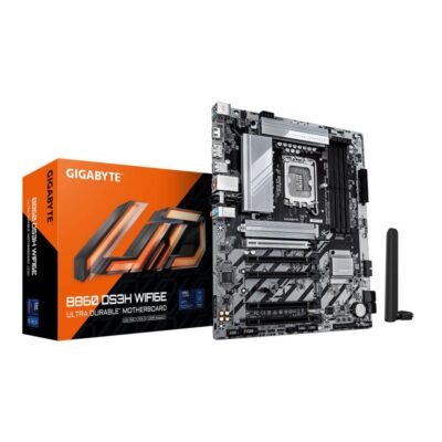Placa base gigabyte b860 ds3h wifi6e atx – 4x ddr5 – lga1851