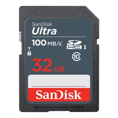 Tarjeta de memoria secure digital sdhc sandisk ultra – 32gb – clase 10 – sdhc
