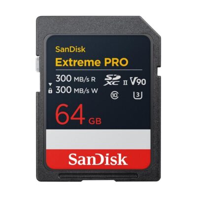Tarjeta memoria secure digital sdxc 64gb sandisk extreme pro v90 clase 10 uhs – ii u3