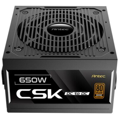 Fuente alimentacion antec csk650dc ec gaming atx 650w negro