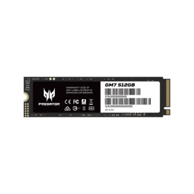 Disco duro interno ssd acer predator gm7 512gb m.2 pcie 4.0