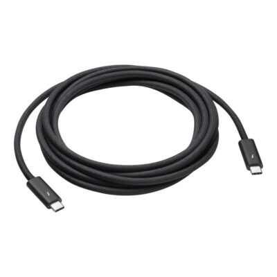 Cable usb tipo c apple 3m – macho – macho – negro