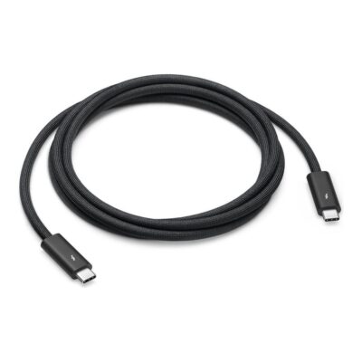 Cable usb tipo c apple 1.8m – macho – macho – negro