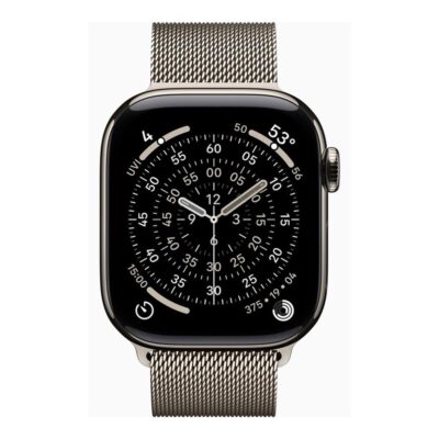 Smartwatch apple watch series 11 gps + cellular 42mm natural titanium case sport loop