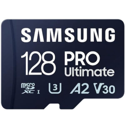 Tarjeta memoria micro sd samsung microsdxc pro ultimate 128gb clase 10 + adaptador sd