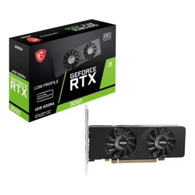 Tarjeta grafica msi rtx 3050 lp e 6gb oc gddr6 – 2x hdmi – 1x dp