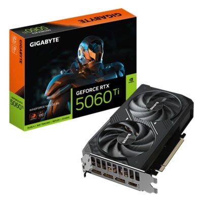Tarjeta grafica gigabyte rtx 5060ti eagle max oc 8gb gddr7 – 3x dp – 1x hdmi