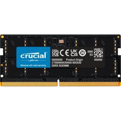 Memoria ram ddr5 32gb crucial – sodimm – 4800 mhz – pc5 38400 cl40