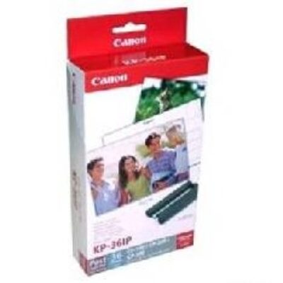 Papel foto canon selphy kp – 36ip 10×15 + tinta 36 hojas series cp