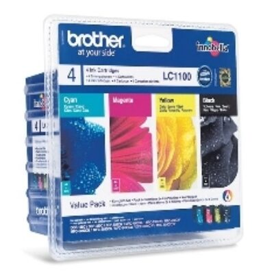 Multipack brother lc1100valbp dcp385 – 585 – j615w – j715w – mfc490cw – 790cw – 795cw – 990cw – 5490cn – 5890cn