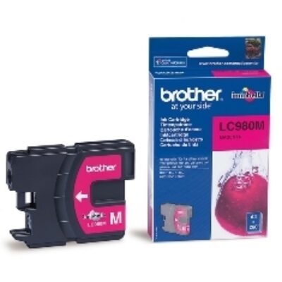 Cartucho tinta brother lc980m magenta 400 paginas dcp – 195c – dcp – 375cw – mfc – 250c – mfc – 255cw – mfc – 290c