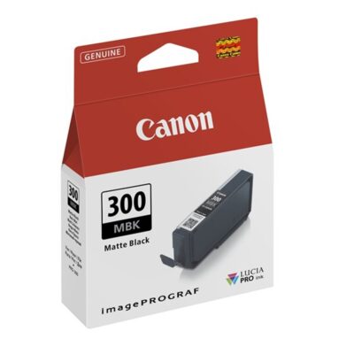 Cartucho canon pfi – 300 mbk negro mate