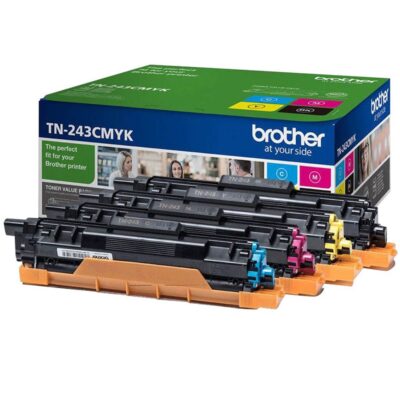 Toner brother tn243cmyk negro – cián – magenta – amarillo 1000 páginas