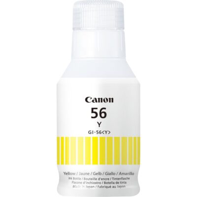 Botella tinta canon gi – 56y amarillo 135ml 14881 paginas