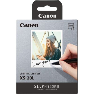 Papel fotografico canon xs – 20l 20 hojas + tinta de color