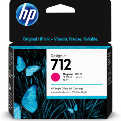 Cartucho tinta hp 712 – 3ed68a – 29 ml – t210 – t230 – t250 – t630 – t650 – magenta
