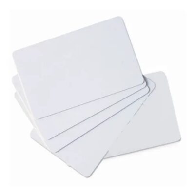 Tarjeta pvc blanca zebra premier pack – 100u