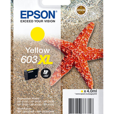 Cartucho tinta epson c13t03a44010 singlepack amarillo 603xl estrella de mar