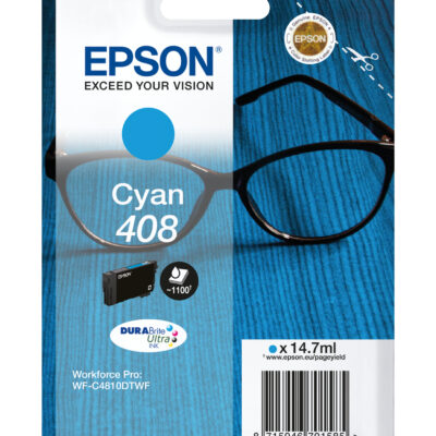 Cartucho tinta epson 408 cian durabrite ultra ink