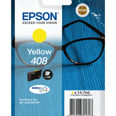 Cartucho tinta epson 408 amarillo durabrite ultra ink