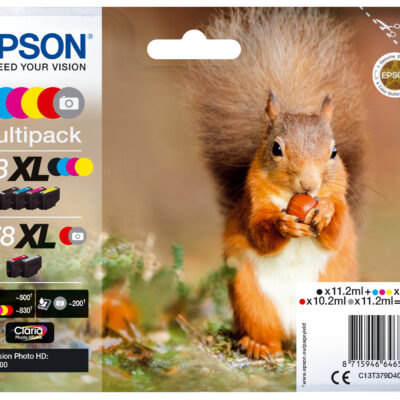 Multipack cartucho epson c13t379d4010 6 colores 378xl – 478xl