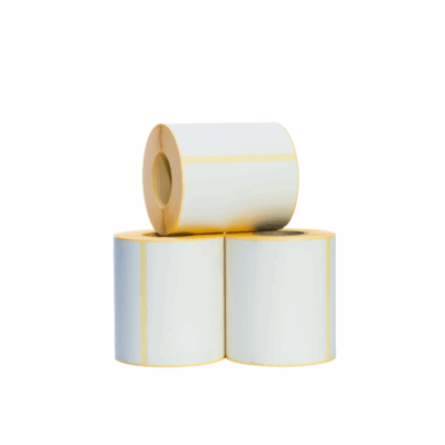 Caja etiquetas termicas 100×100 3000u (6rollos x 500etiq)