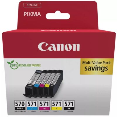 Multipack canon pgi – 570 + cli – 571 pgbk – bk – c – m – y