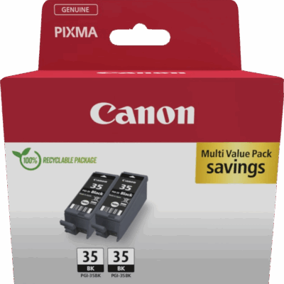 Cartucho tinta canon pgi – 35 twin pack