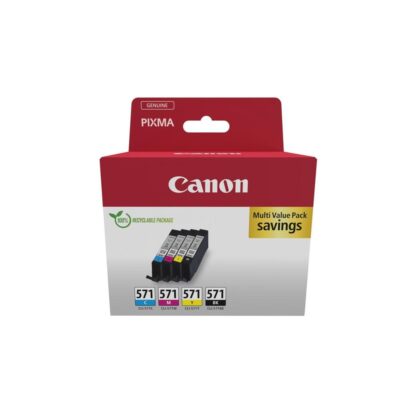 Cartucho tinta canon cli – 571 cian – magenta – amarillo – negro